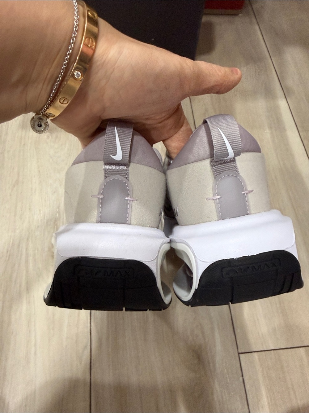 Nike Sneakers in Taupe, Lavender & Black - Picture 5 of 7